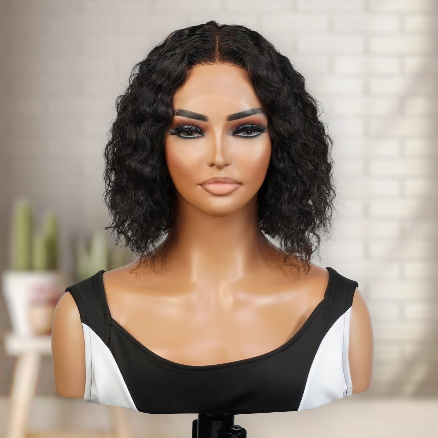 Pure Brazilian Virgin Remi Human Hair T Part Hd Lace Wig Water Fall 8980