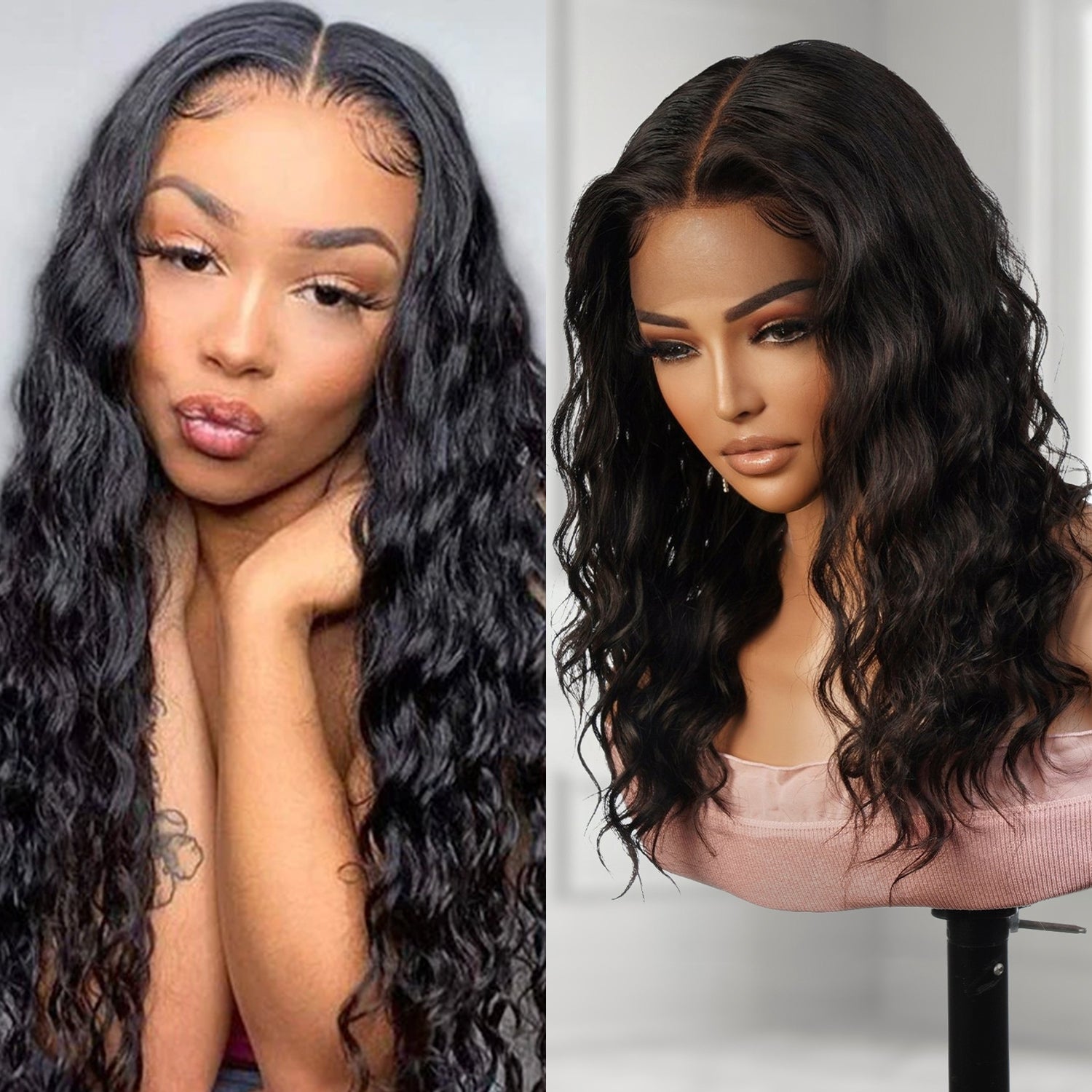 100 Brazilian Virgin Remi Human Hair Lace Wig 360 Lace Frontal Wig Lo 0159