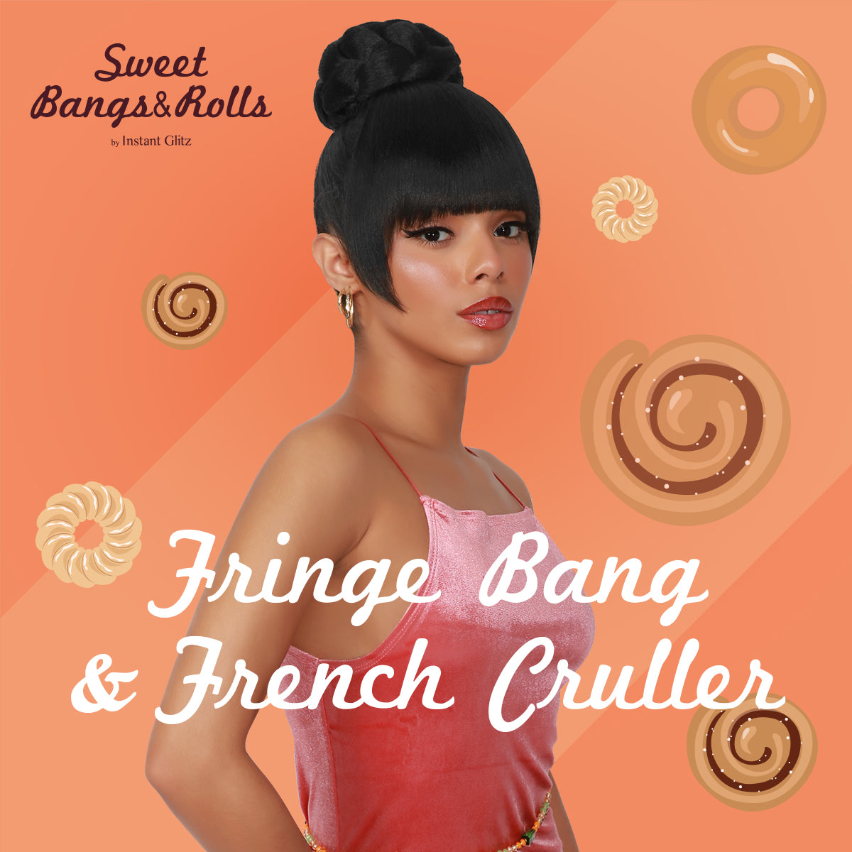 Combination, Fringe Bang, China Bang, Thick Bang, Doll Bang, Hair Piece, French Cruller, Pin Curl Updo, Cardi B, BAPS, Medium Bun