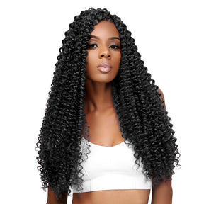 Authentic Synthetic Hair Crochet Braids 6X Value Pack Water Wave 22"