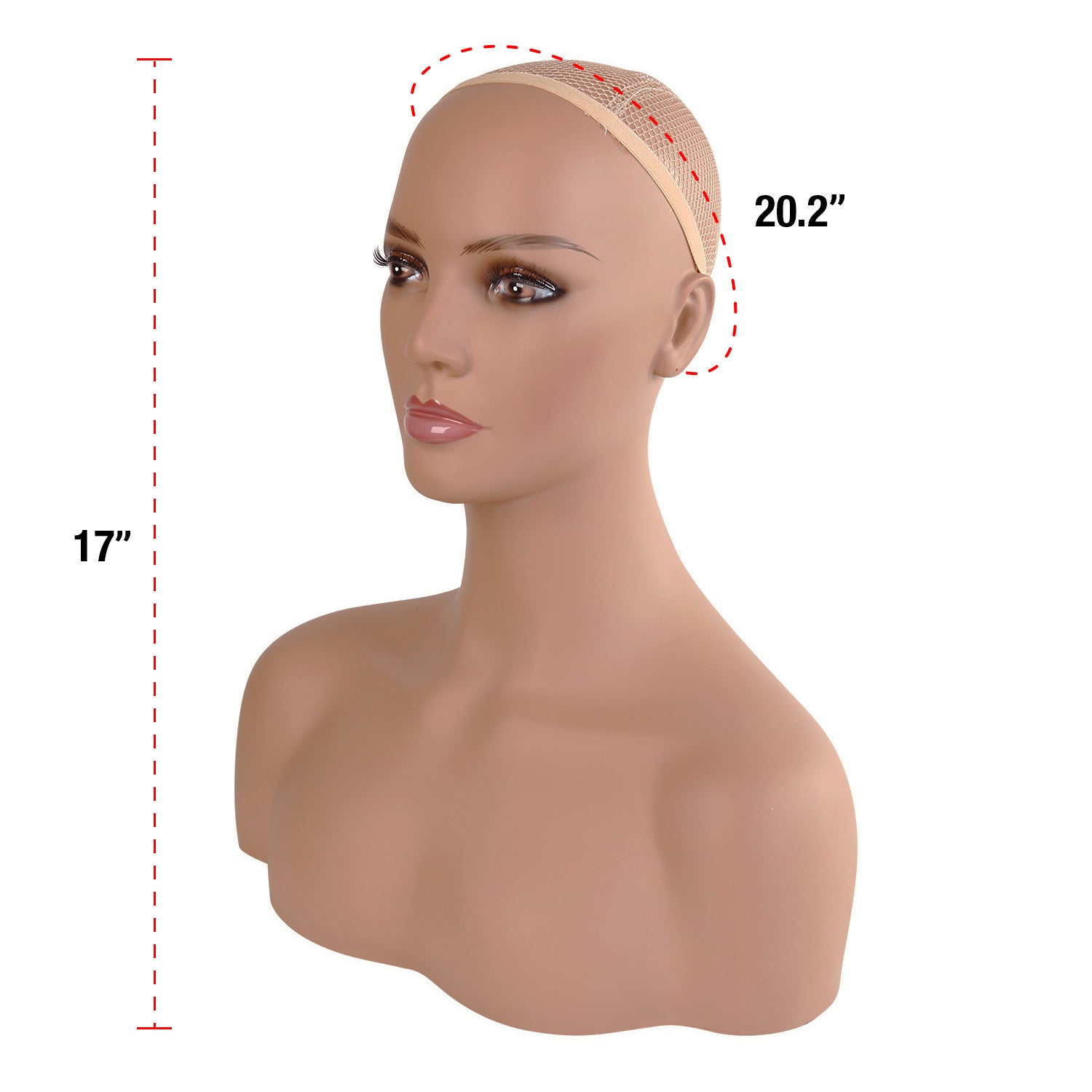 Studio Limited 16'' Realistic Upper Body Mannequin Head