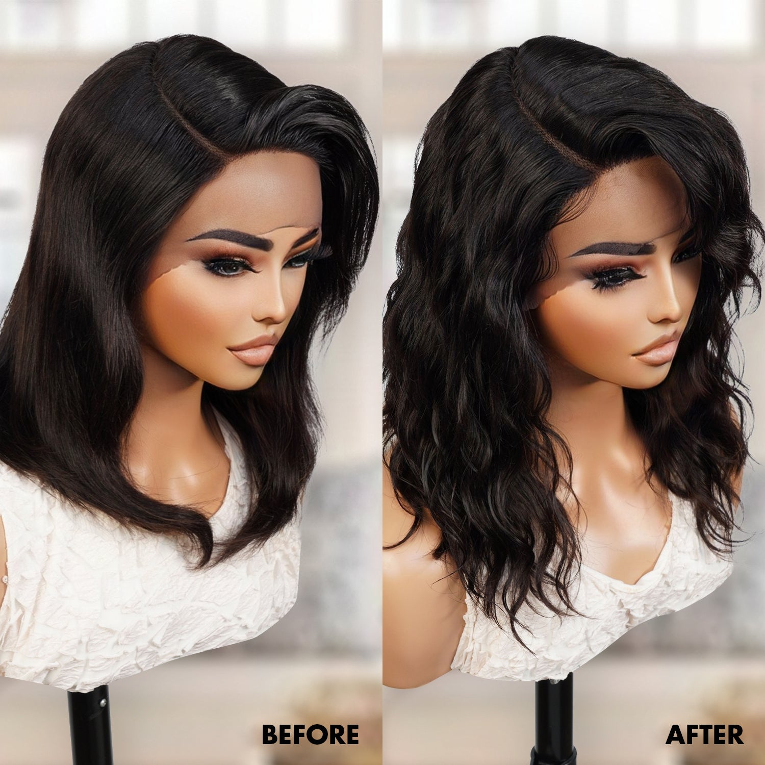 100 Indian Remi Human Hair Wet And Wavy T Part Lace Wig Raine 