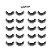 3D Faux Mink Eyelashes Jumbo Pack 10 Pairs