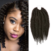 Authentic Crochet Braids Pre-Looped 6X Value Pack Double Jumbo Senegalese Twist 12"